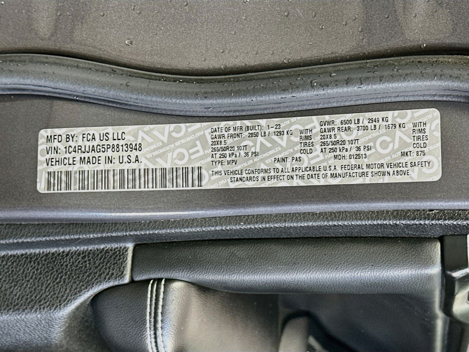 2023 Jeep Grand Cherokee L Altitude 4x2