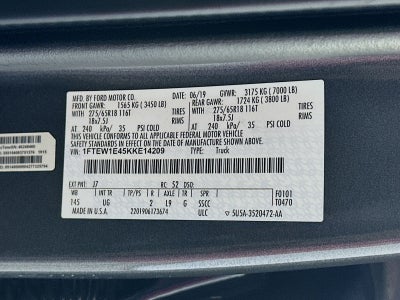 2019 Ford F-150 XLT