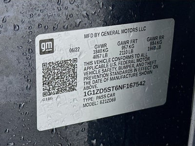 2022 Chevrolet Malibu FWD LT