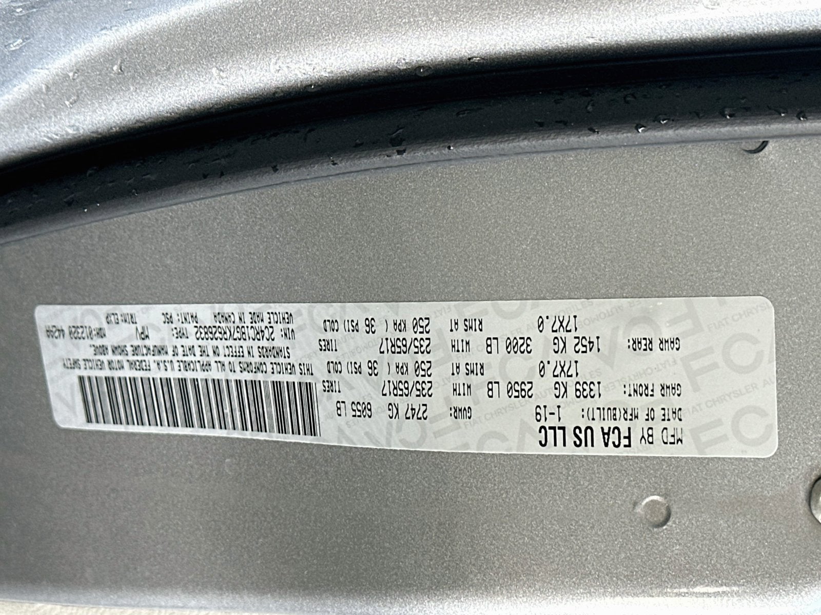 2019 Chrysler Pacifica Touring L