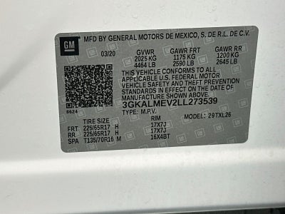 2020 GMC Terrain FWD SLE