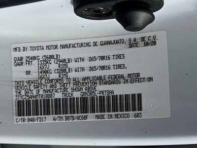 2021 Toyota Tacoma TRD Off-Road