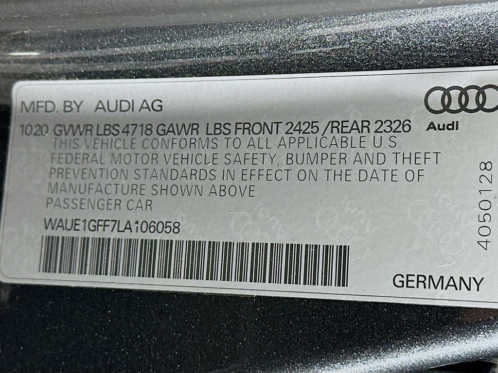 2020 Audi S3 Premium Plus TFSI quattro S tronic