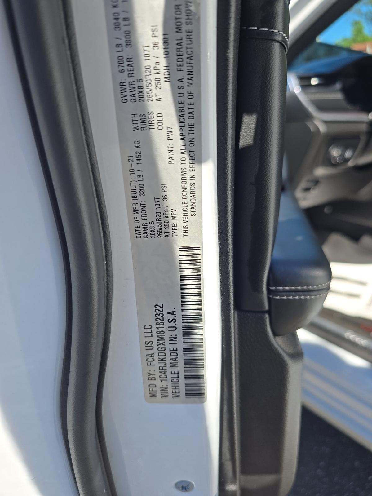2021 Jeep Grand Cherokee L Overland