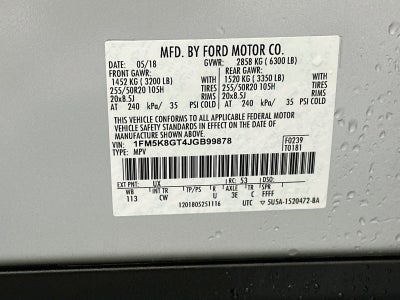 2018 Ford Explorer Sport