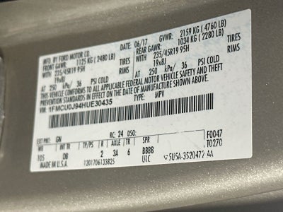 2017 Ford Escape Titanium