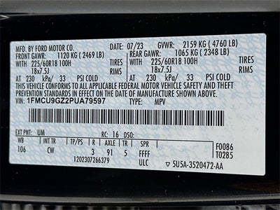 2023 Ford Escape Hybrid Active