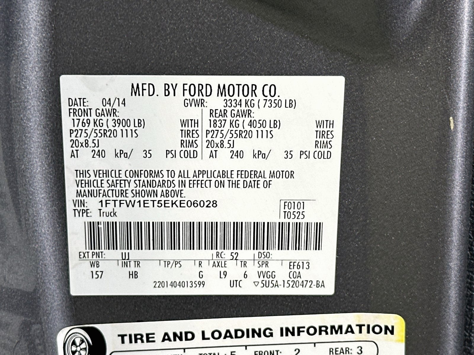 2014 Ford F-150 Lariat