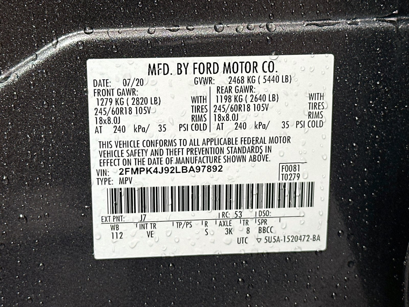 2020 Ford Edge SEL