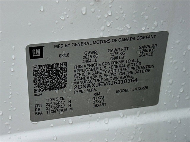 2018 Chevrolet Equinox LT