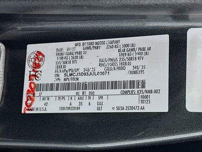 2018 Lincoln MKC Reserve