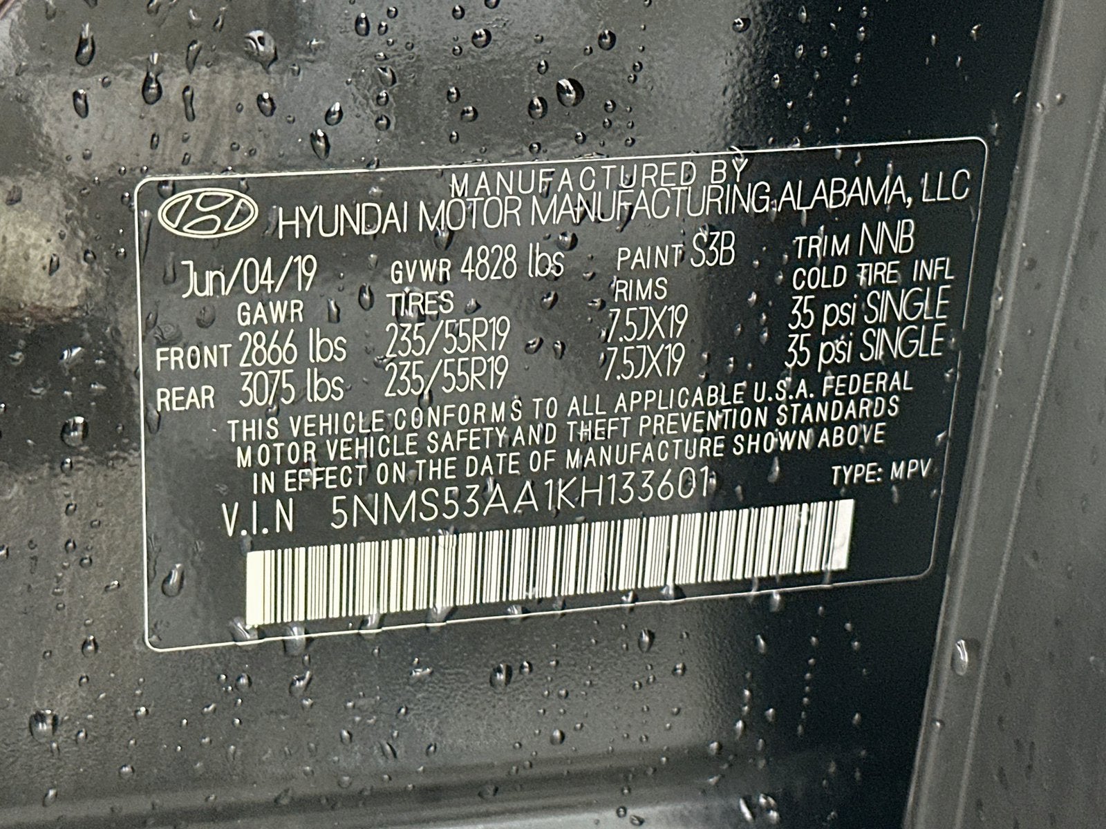 2019 Hyundai Santa Fe Ultimate