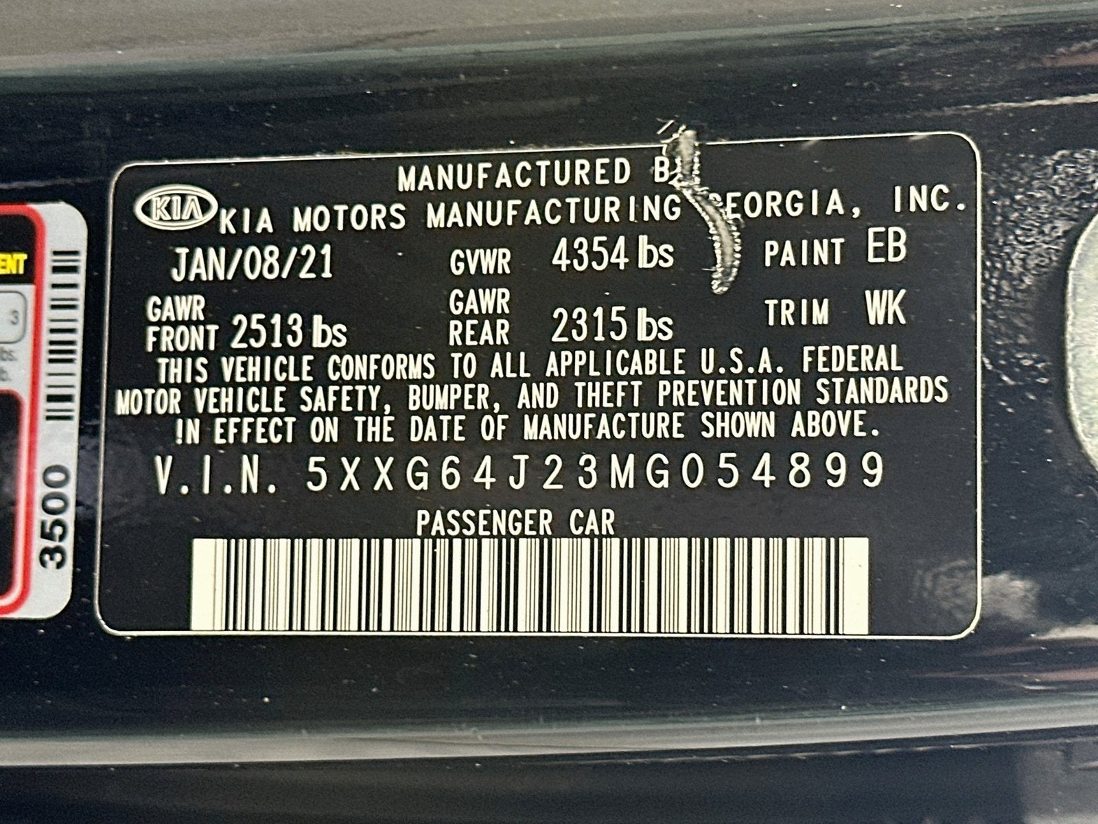 2021 Kia K5 GT-Line