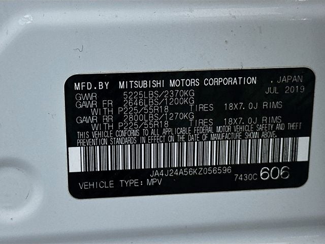2019 Mitsubishi Outlander PHEV Base