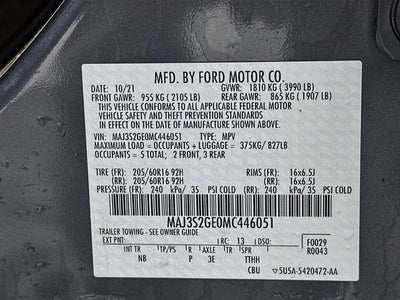 2021 Ford EcoSport SE