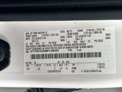 2021 Ford F-150 XLT