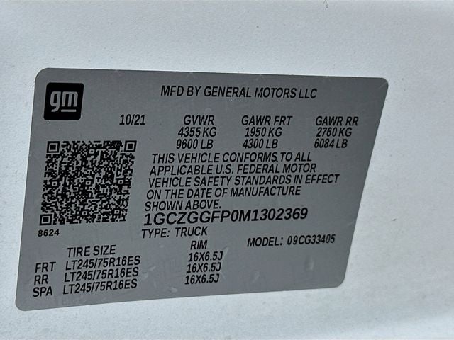 2021 Chevrolet Express 3500 Work Van Cargo