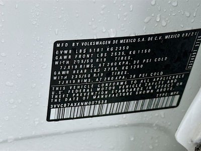 2022 Volkswagen Tiguan 2.0T SE R-Line Black