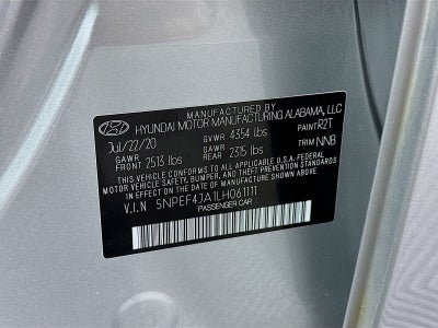 2020 Hyundai Sonata SEL
