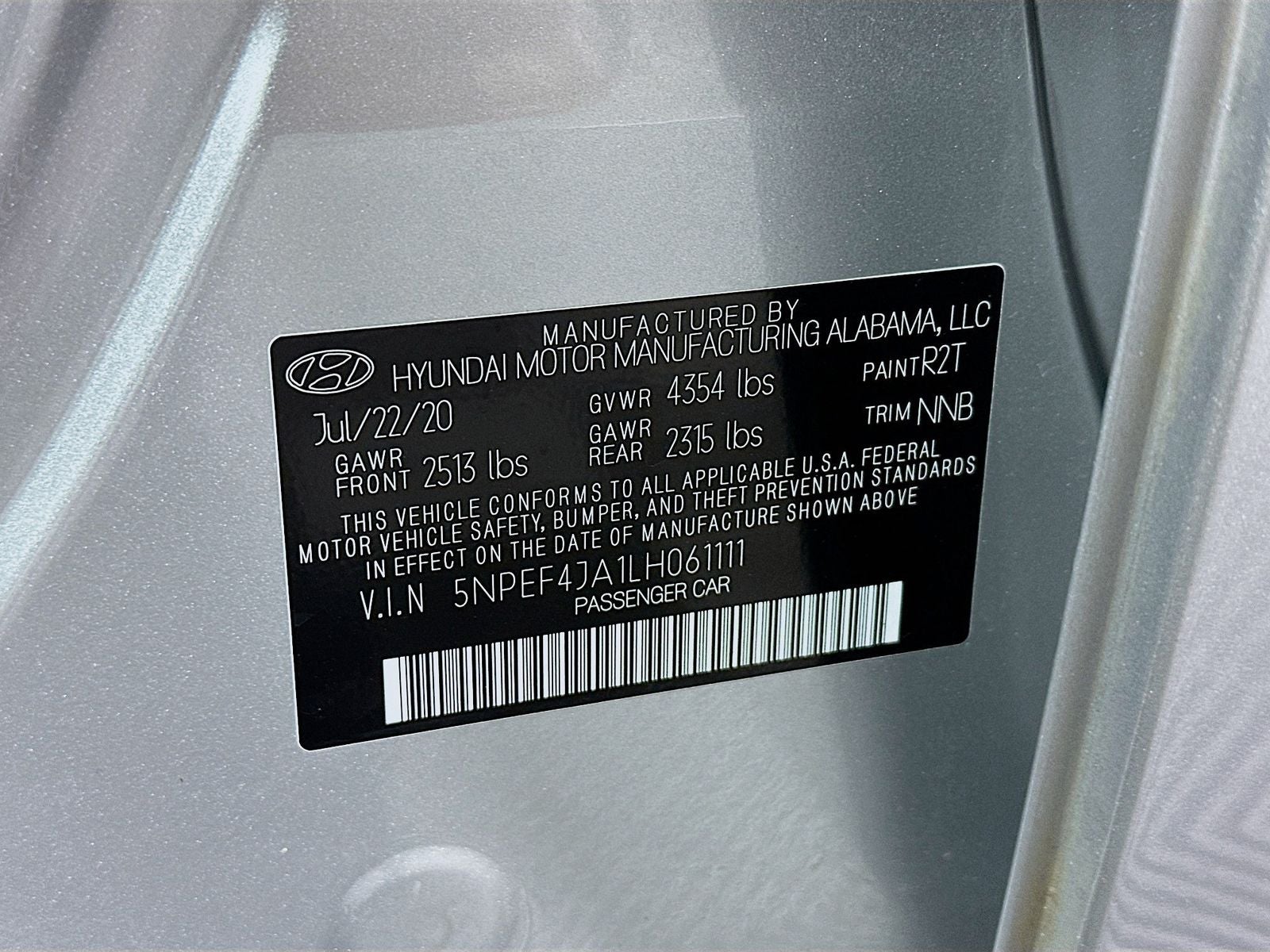 2020 Hyundai Sonata SEL