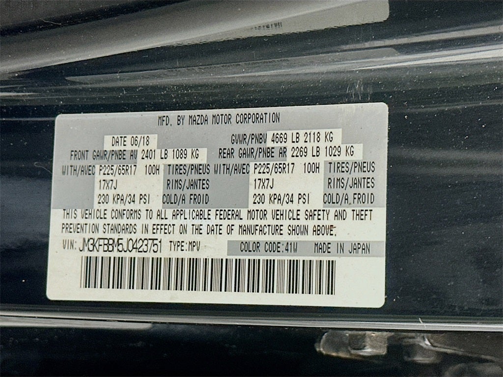 2018 Mazda Mazda CX-5 Sport