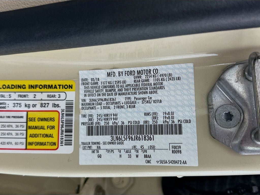 2018 Lincoln MKZ Reserve