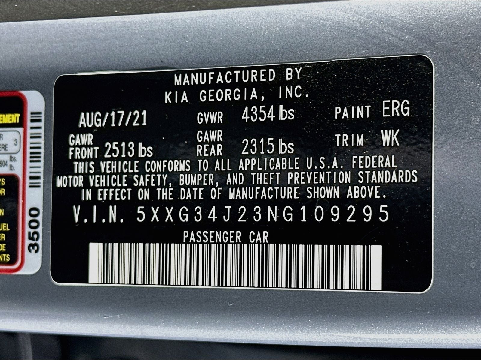 2022 Kia K5 EX