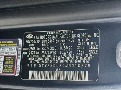 2021 Kia Sorento SX Prestige X-Line