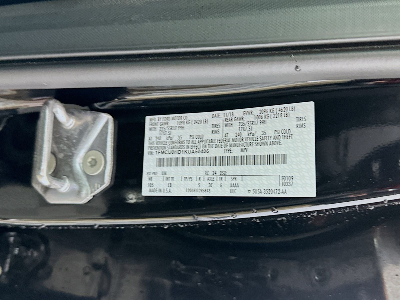 2019 Ford Escape SEL
