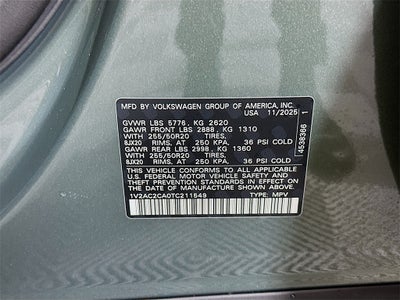 2026 Volkswagen Atlas Cross Sport 2.0T SEL R-Line Black