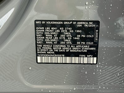 2027 Volkswagen Atlas 2.0T SEL