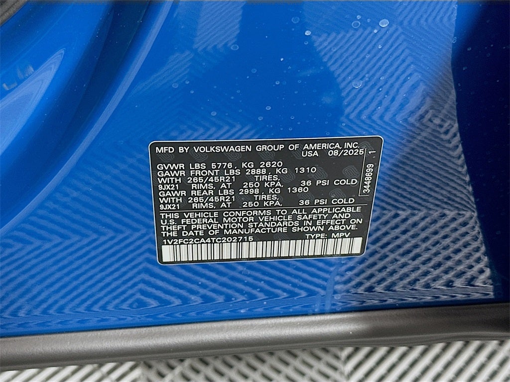 2026 Volkswagen Atlas Cross Sport 2.0T SEL Premium R-Line