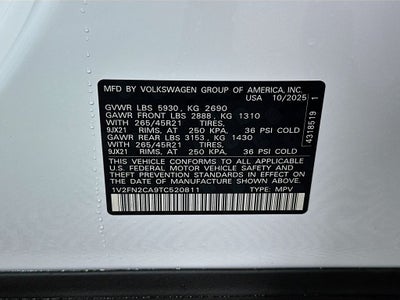 2026 Volkswagen Atlas 2.0T SEL Premium R-Line