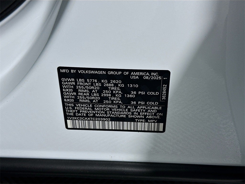 2026 Volkswagen Atlas Cross Sport 2.0T SE w/Technology