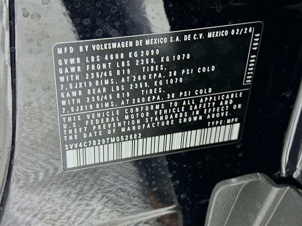 2026 Volkswagen Taos 1.5T SEL