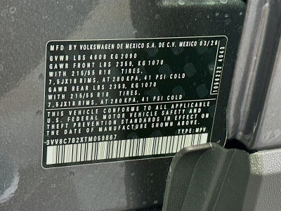 2026 Volkswagen Taos 1.5T S