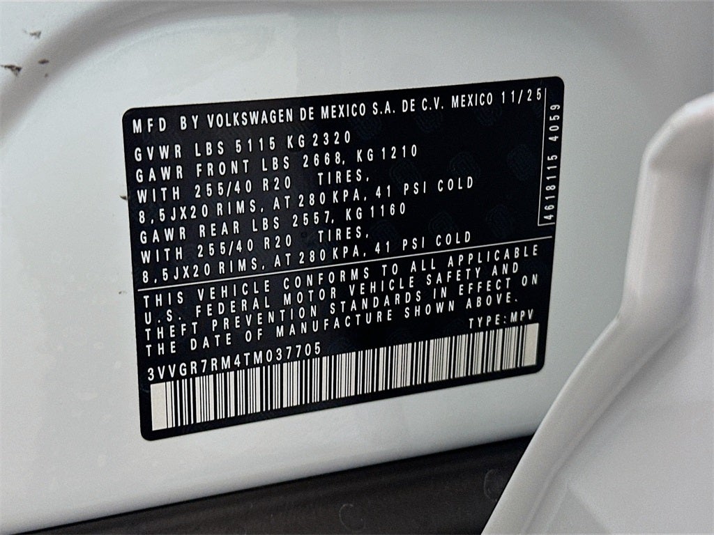 2026 Volkswagen Tiguan 2.0T SE R-Line Black