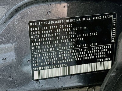 2026 Volkswagen Tiguan 2.0T SE