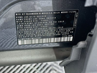 2026 Volkswagen Tiguan 2.0T SE