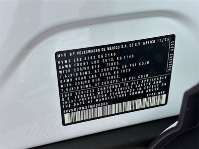 2026 Volkswagen Tiguan 2.0T SE