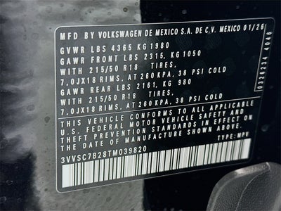 2026 Volkswagen Taos 1.5T SE