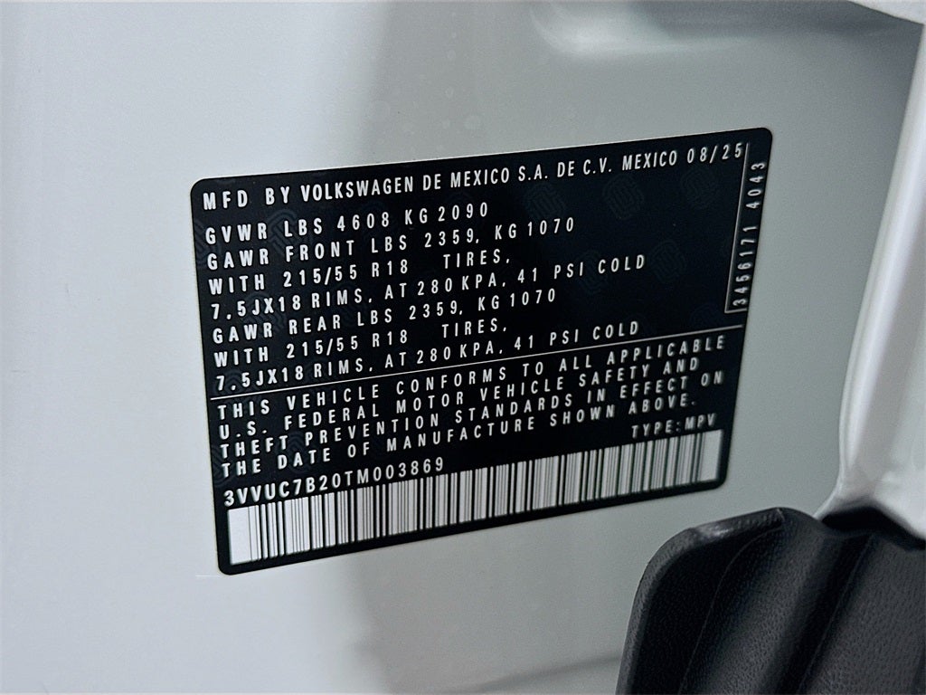 2026 Volkswagen Taos 1.5T SE