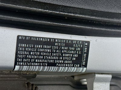 2013 Volkswagen Beetle Convertible 2.5L