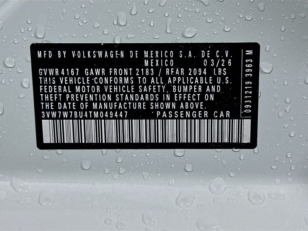 2026 Volkswagen Jetta 1.5T SE