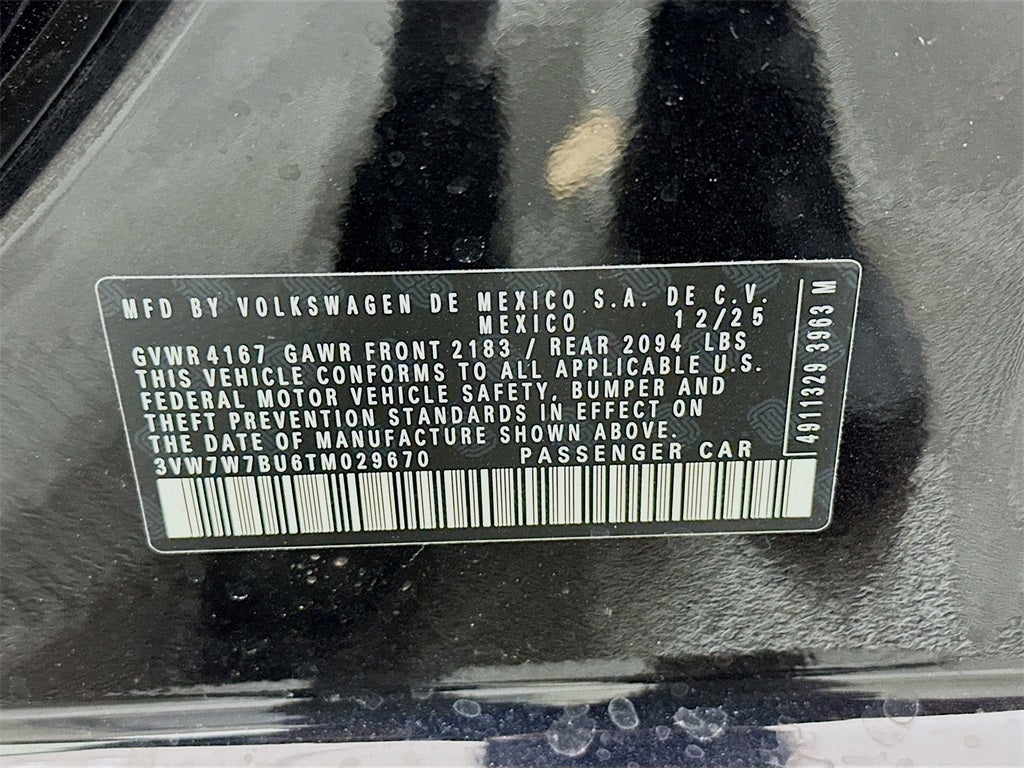 2026 Volkswagen Jetta 1.5T SE