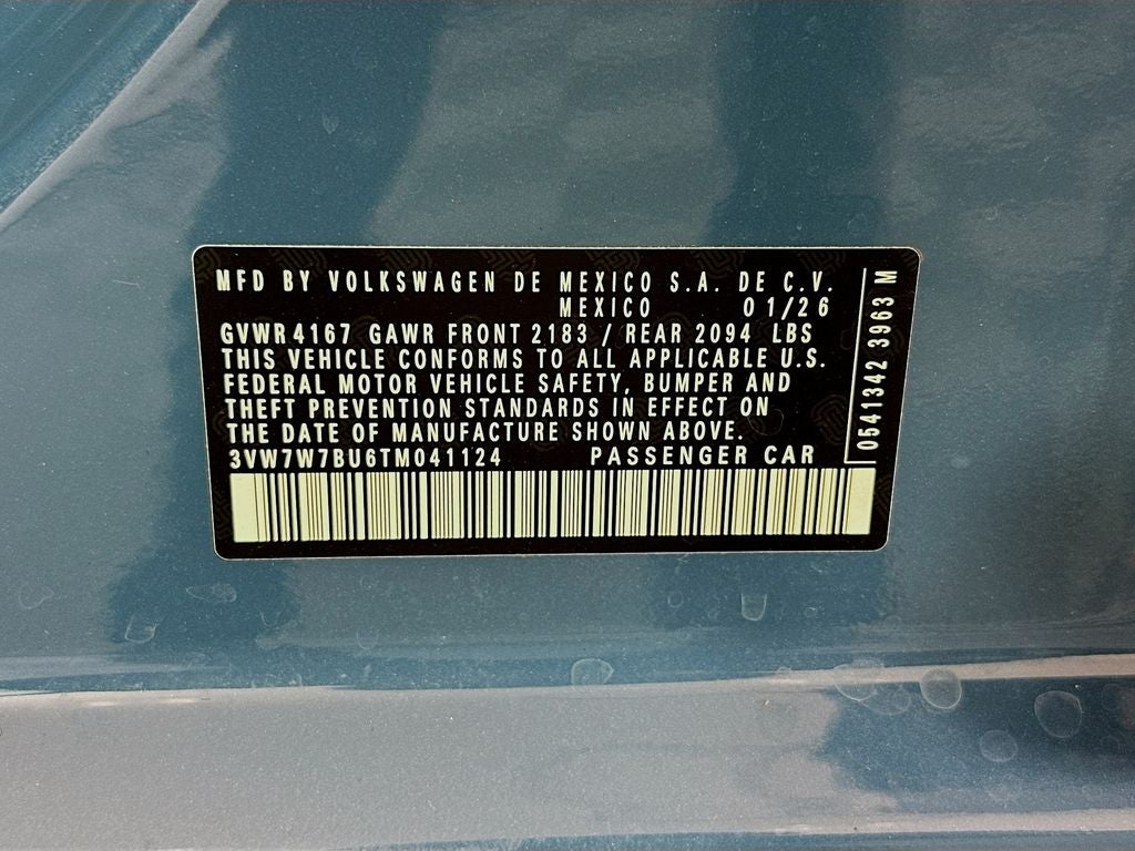 2026 Volkswagen Jetta 1.5T SE