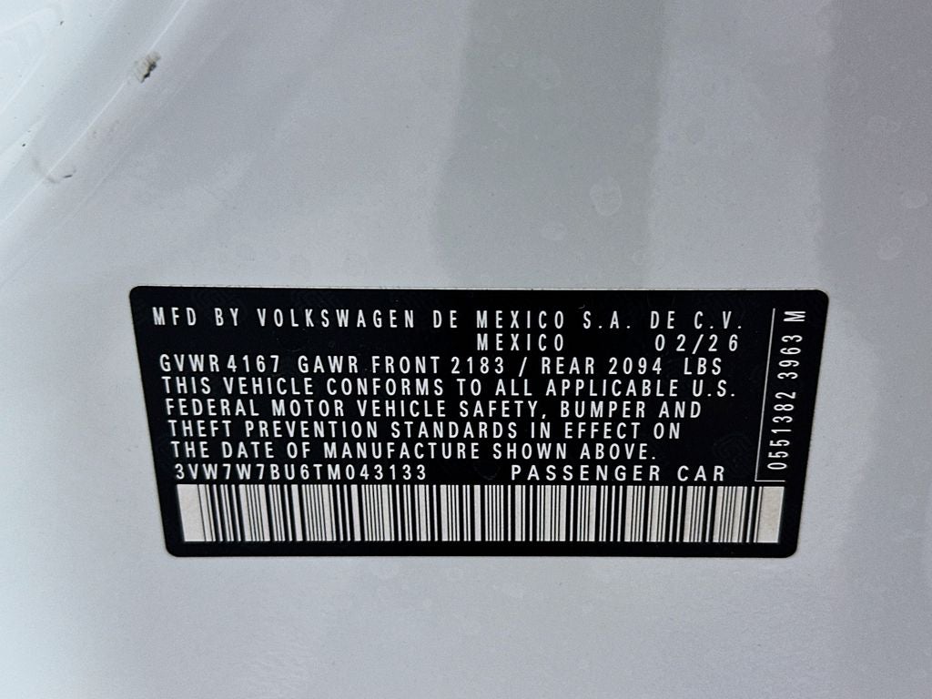 2026 Volkswagen Jetta 1.5T SE