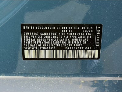 2026 Volkswagen Jetta 1.5T SE