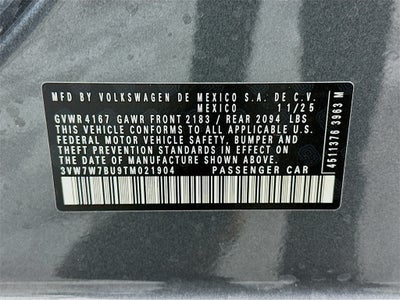 2026 Volkswagen Jetta 1.5T SE