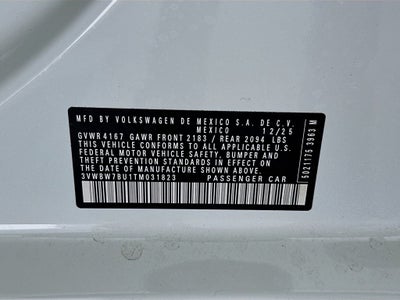 2026 Volkswagen Jetta 1.5T Sport